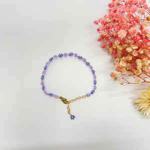 Handmade Seed Beads Dainty Daisy Flower Bracelet - Miss A Beauty