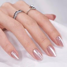 Load image into Gallery viewer, Press On Nails - Pink Cat Eye Almond - Miss A Beauty