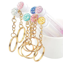 Load image into Gallery viewer, Individual Eyelash Extension Mascara Wand Spoolie in tube Key Ring - Miss A Beauty