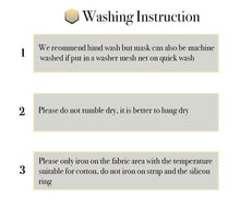 Load image into Gallery viewer, Face Mask Reusable 100% cotton - Larger Size - Miss A Beauty