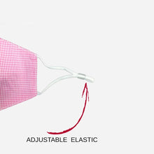 Load image into Gallery viewer, Reusable fabric face mask - CHECK PATTERN - Miss A Beauty