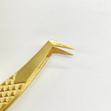 Load image into Gallery viewer, Eyelash Extension Tweezers Long Boot Volume Tweezers - Gold - Miss A Beauty