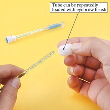 Load image into Gallery viewer, Individual Eyelash Extension Mascara Wand Spoolie in tube 10pcs - Miss A Beauty