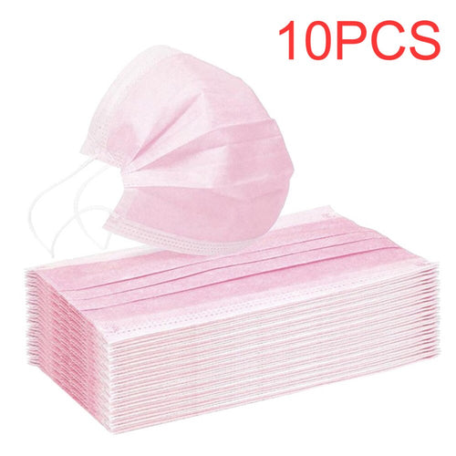 Face Mask Disposable 3 layers - 10pcs - Miss A Beauty