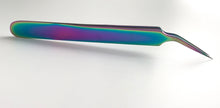 Load image into Gallery viewer, Multi-chrome Isolation Tweezers with Perfect Angle for Isolating For Eyelash Extensions - Miss A Beauty