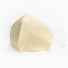 Load image into Gallery viewer, Reusable silk face mask for sensitive skin - 100% Mulberry silk - CHAMPAGNE - Miss A Beauty