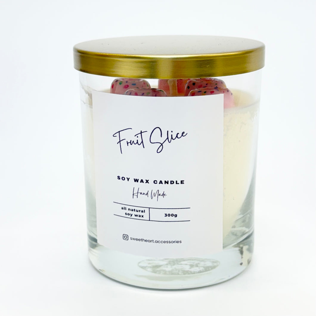Soy Wax Decorative Donut Candle 300g