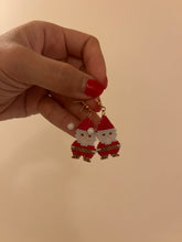 Load image into Gallery viewer, Handmade Christmas Earrings - Santa - Miss A Beauty
