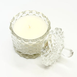 Soy Wax Candle 200g - Deluxe Crystal Jar