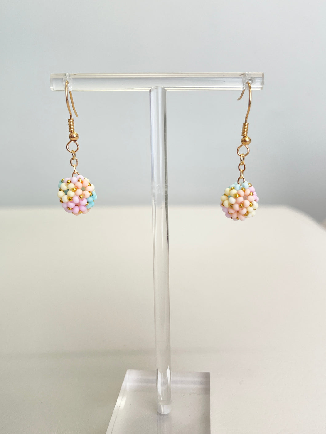 Handmade Seed Beads Dangle Earrings - Miss A Beauty