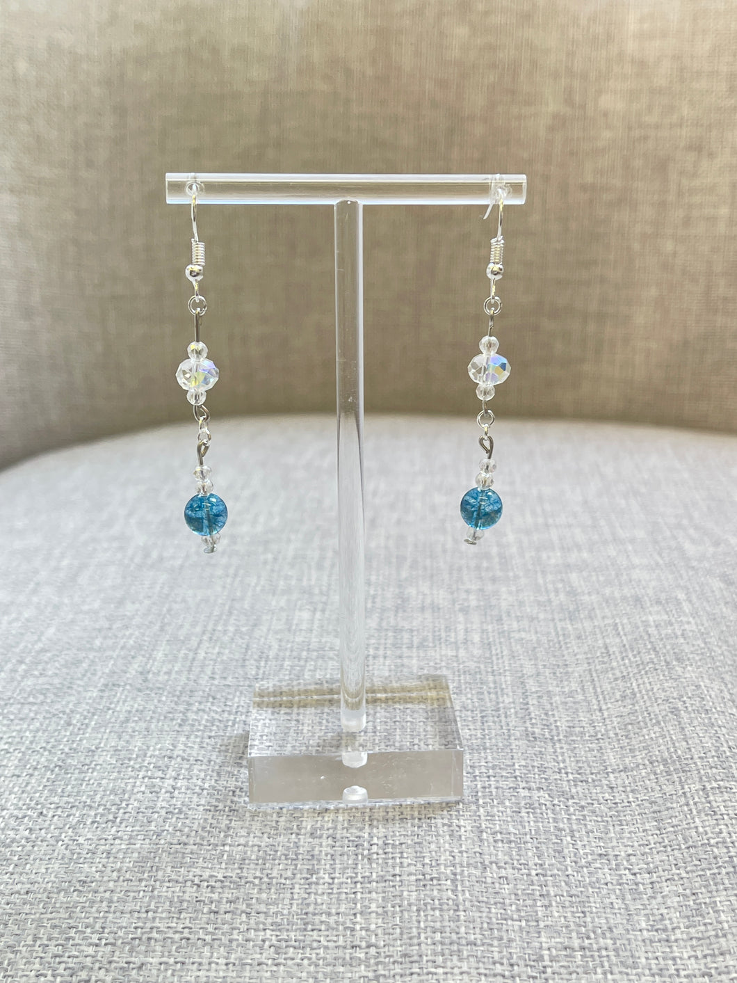 Handmade Natural Stone Beads Dangle Earrings - Miss A Beauty