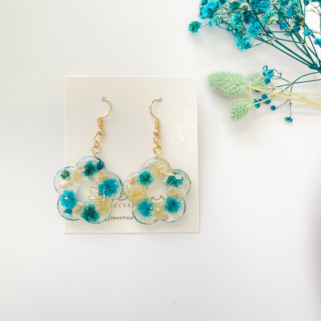 Handmade Flower Dangle Earrings - Miss A Beauty