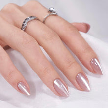 Load image into Gallery viewer, Press On Nails - Pink Cat Eye Almond - Miss A Beauty
