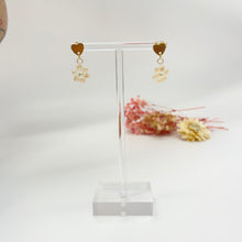 Load image into Gallery viewer, Handmade Flower Seed Beads Short Dangle Earrings - Miss A Beauty
