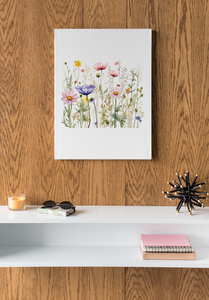 Wall Art Lash Room Decor - Wildflowers Art Print - Digital Download - Miss A Beauty