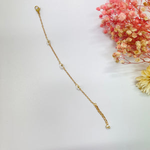 Handmade Seed Beads Chain Dainty Daisy Flower Bracelet - Miss A Beauty