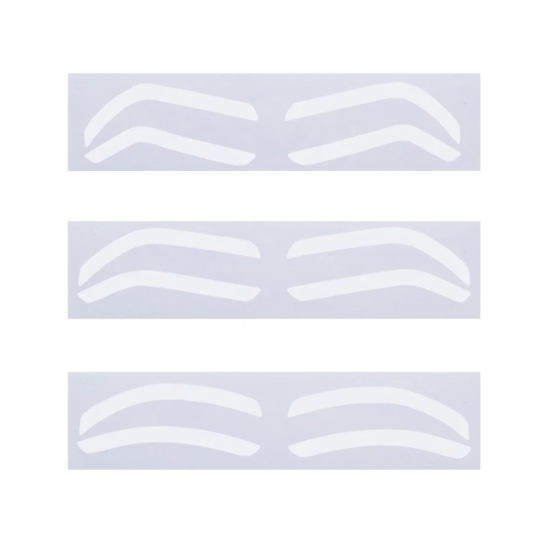 Eyebrow Stencil Sticker for Airbrush Brow Tinting x 12 pairs - Miss A Beauty