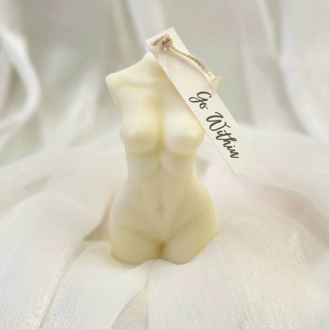Soy Wax Decorative Lady Torso Candle - Miss A Beauty