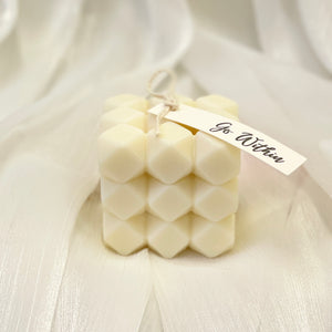 Soy Wax Decorative Cube Candle - Miss A Beauty