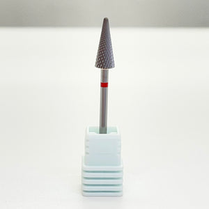 Nail Drill Bit - Conical Carbide Bit Silver - Miss A Beauty