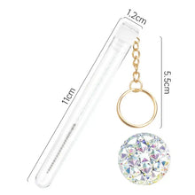 Load image into Gallery viewer, Individual Eyelash Extension Mascara Wand Spoolie in tube Key Ring - Miss A Beauty
