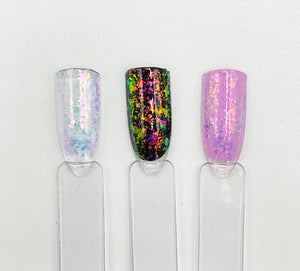 Colour shifting nail art flakes - Lilac - Miss A Beauty