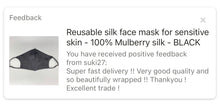 Load image into Gallery viewer, Reusable face mask 100% cotton mask - Miss A Beauty
