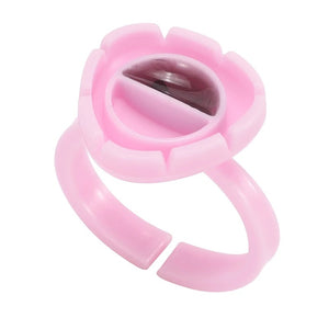 Eyelash Extension Easy Fanning Glue Ring 100pcs - Miss A Beauty