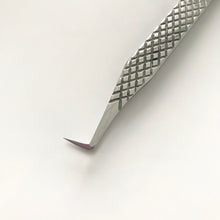 Load image into Gallery viewer, Eyelash Extension Tweezers L Boot Volume Tweezers - Titanium Silver - Miss A Beauty
