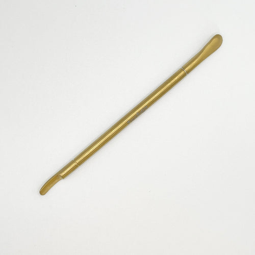 Cuticle Pusher Curve Tip - Brassy Gold - Miss A Beauty