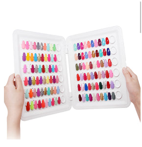 Nail Colour Swatch Book 120 tips - Miss A Beauty