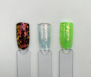 Colour shifting nail art flakes - Cosmo - Miss A Beauty