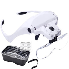 Load image into Gallery viewer, 5 Lens Adjustable Headband Magnifying Glass for Eyelash Extension - Miss A Beauty
