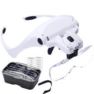 5 Lens Adjustable Headband Magnifying Glass for Eyelash Extension - Miss A Beauty